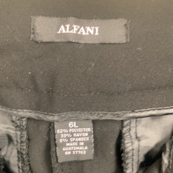 Alfani black women dress pants size 6L - Picture 3 of 3